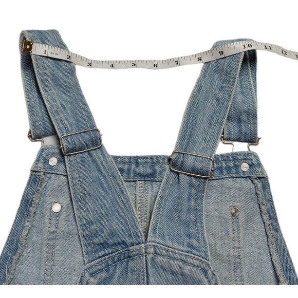 NWOT Abound Jean Short Overalls Size S - Picture 3 of 8